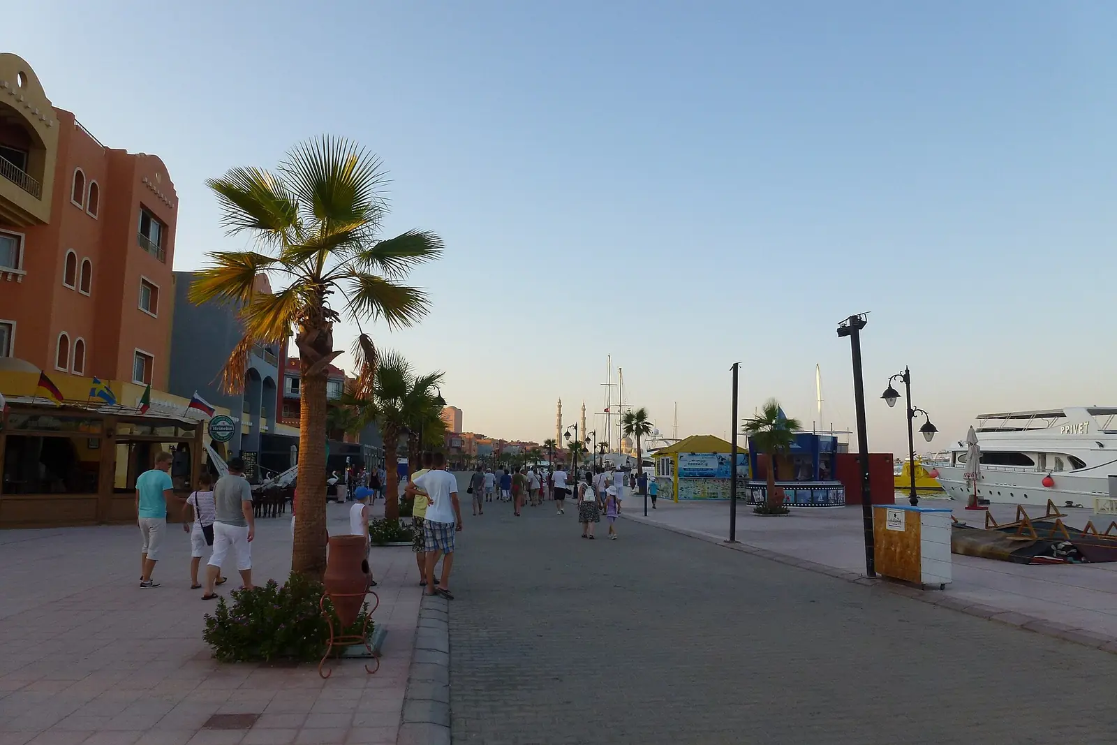 Is Hurghada veilig? De jachthaven van Hurghada aan de Rode Zee