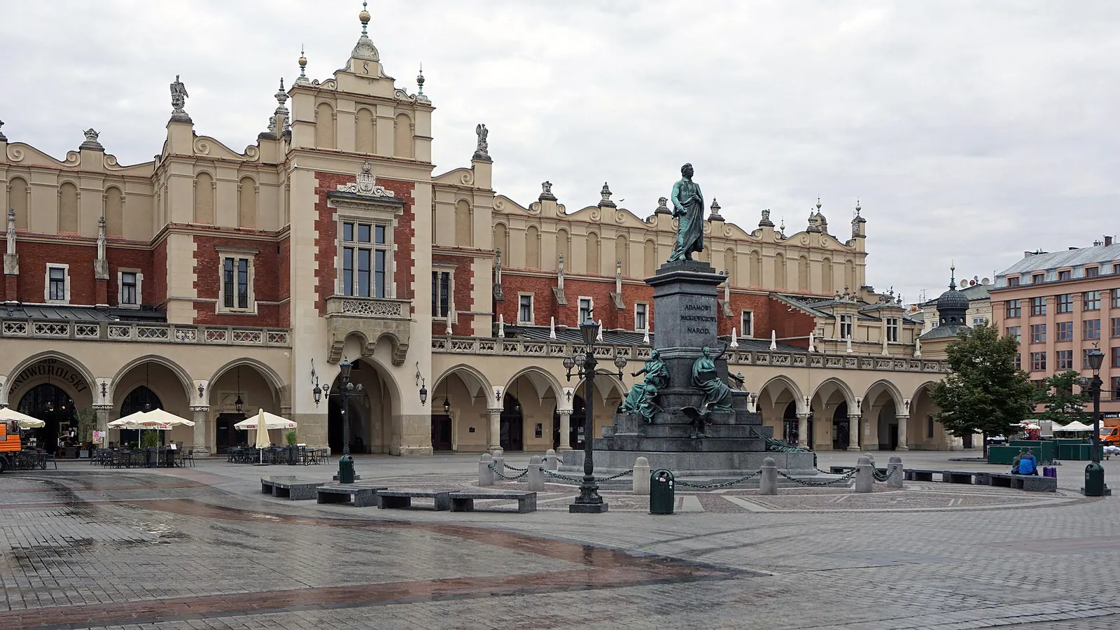 Is Krakau veilig? De Lakenhal op het Rynek Główny in Krakau