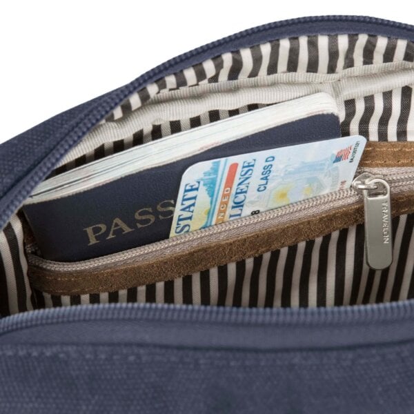 Travelon Heritage Crossbody Tas in indigo (foto 9)