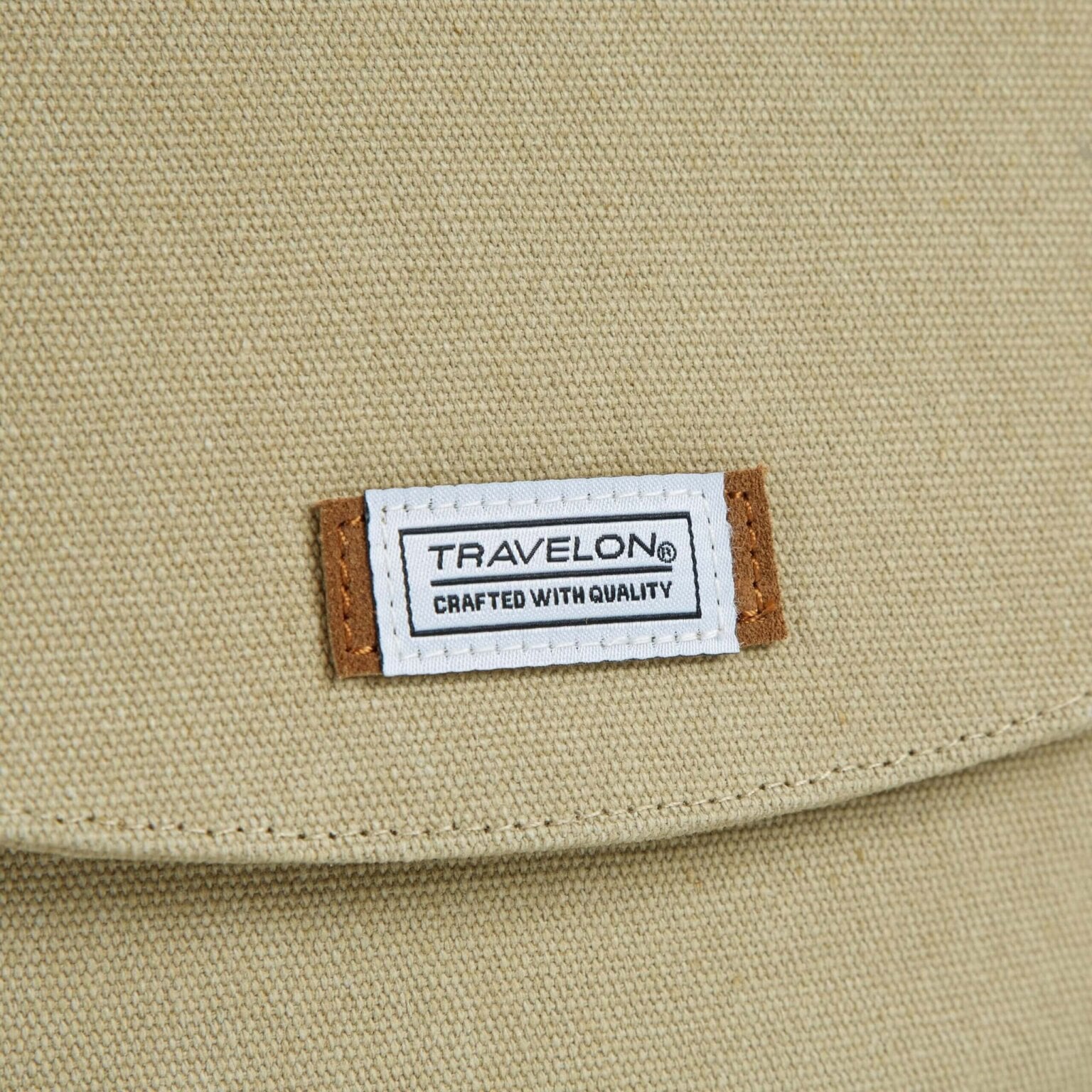 Travelon Heritage Saddle Crossbody Tas in natural (foto 10)