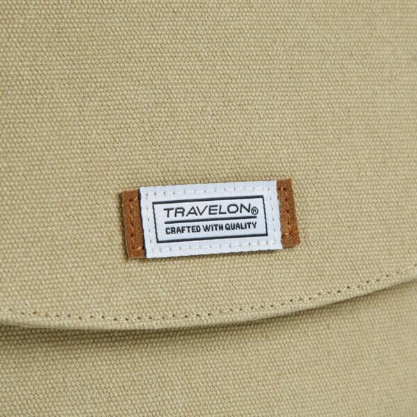 Travelon Heritage Saddle Crossbody Tas in natural (foto 10)