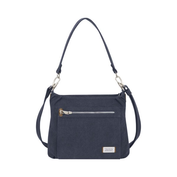 Travelon Heritage Hobo, hobo tas met anti-diefstal in indigo