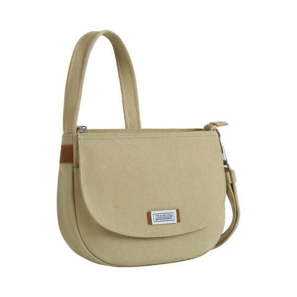 Travelon Heritage Anti Diefstal Saddle Crossbody Tas