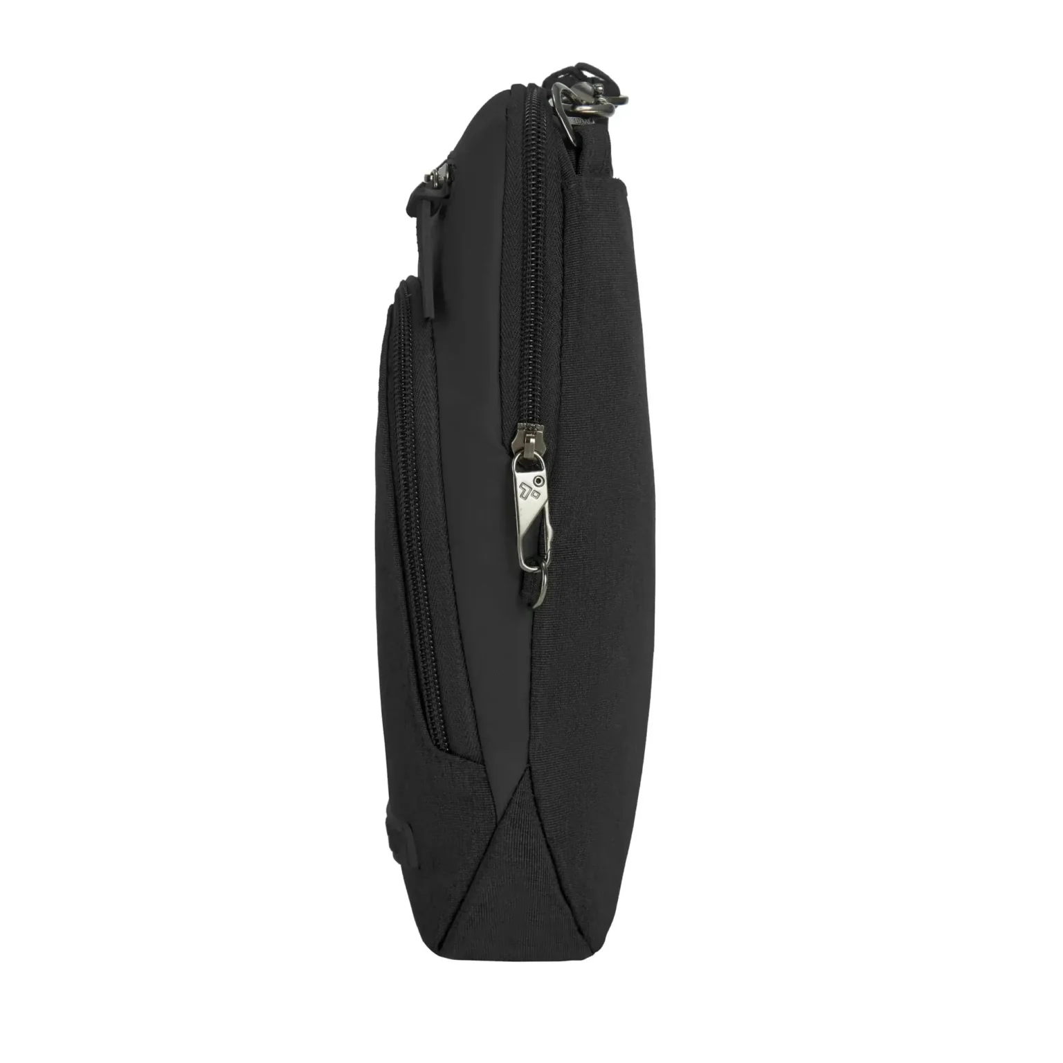 Travelon Metro Crossbody S in zwart, zijaanzicht