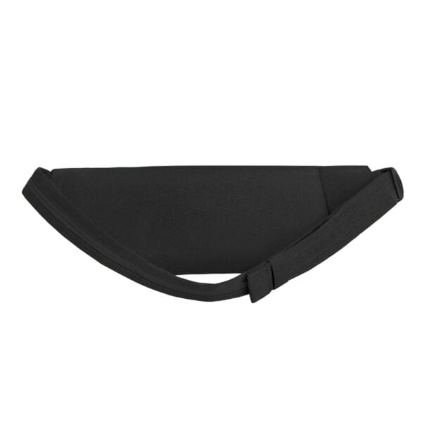Travelon Metro Waistpack in zwart, achterkant met heupband