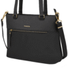 Travelon Addison werktas dames in zwart met crossbody-band