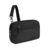 Travelon Metro Convertible, heuptas crossbody in zwart