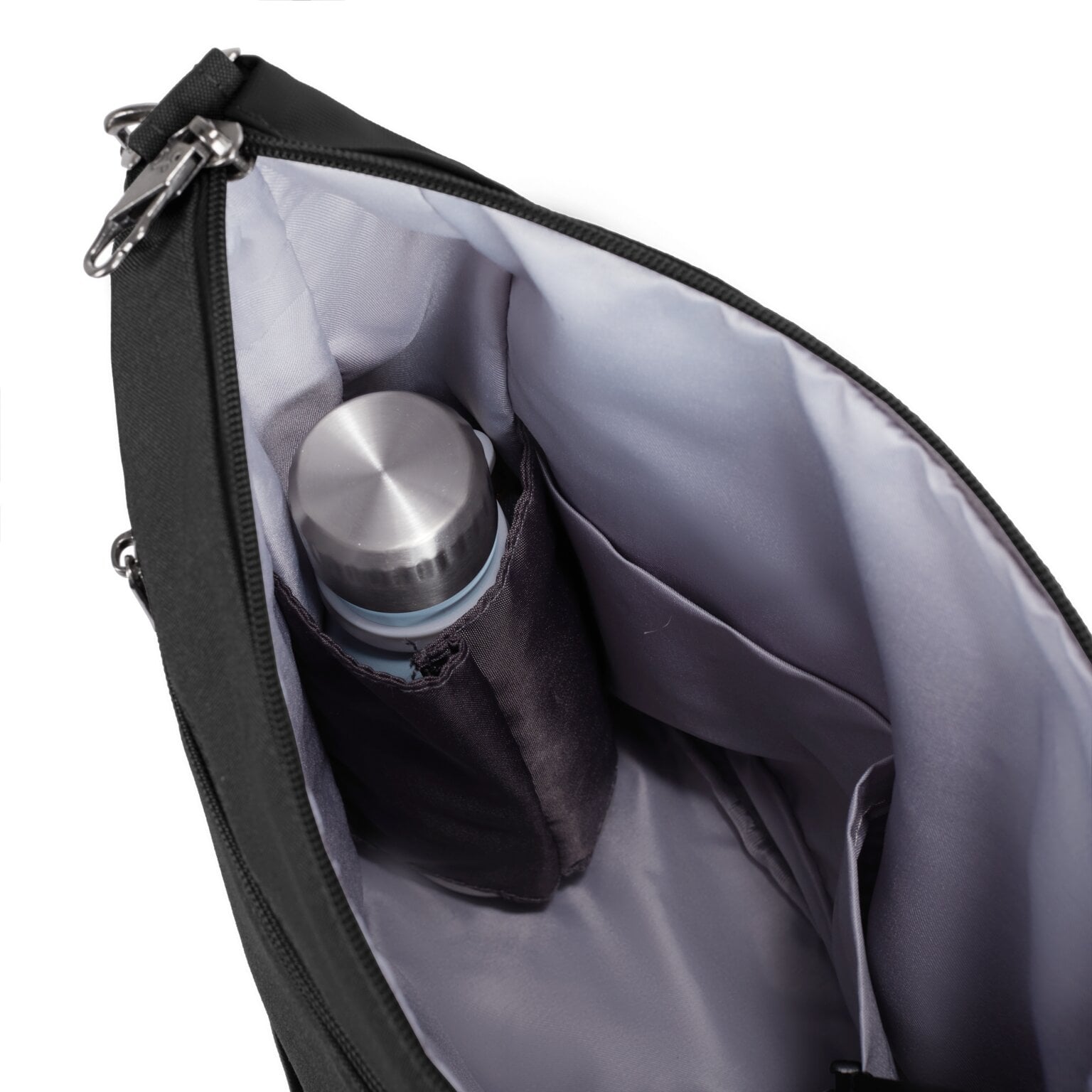 Travelon Metro Crossbody M met drinkfles in het binnenvak