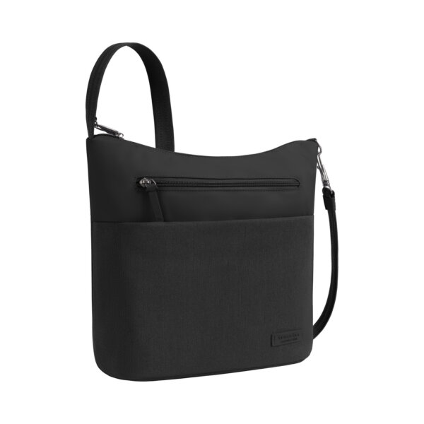 Travelon Metro Crossbody Medium, grote crossbody tas dames in zwart