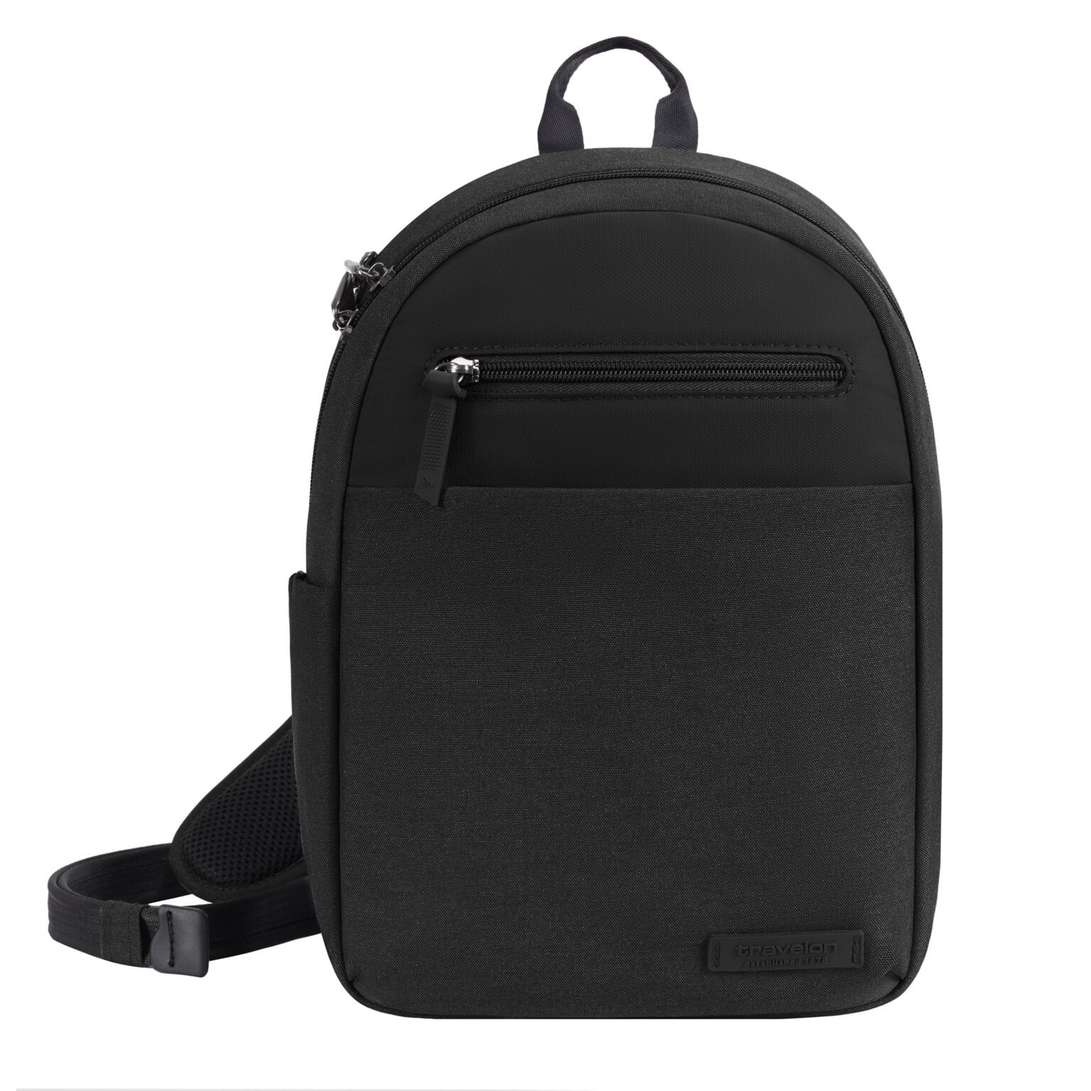 Travelon Metro Sling Bag in zwart, vooraanzicht