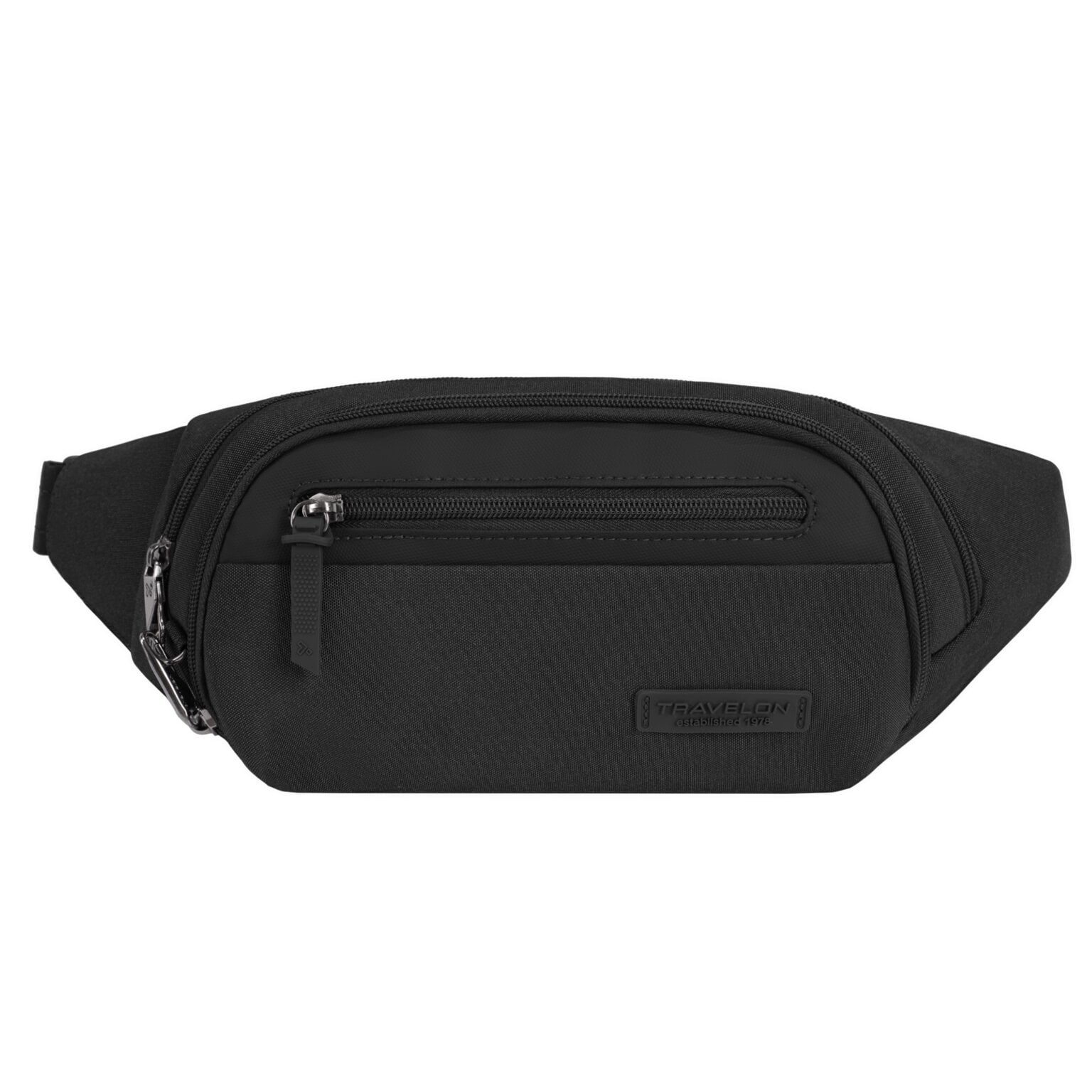 Travelon Metro Waistpack in zwart, vooraanzicht