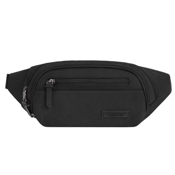 Travelon Metro Waistpack in zwart, vooraanzicht