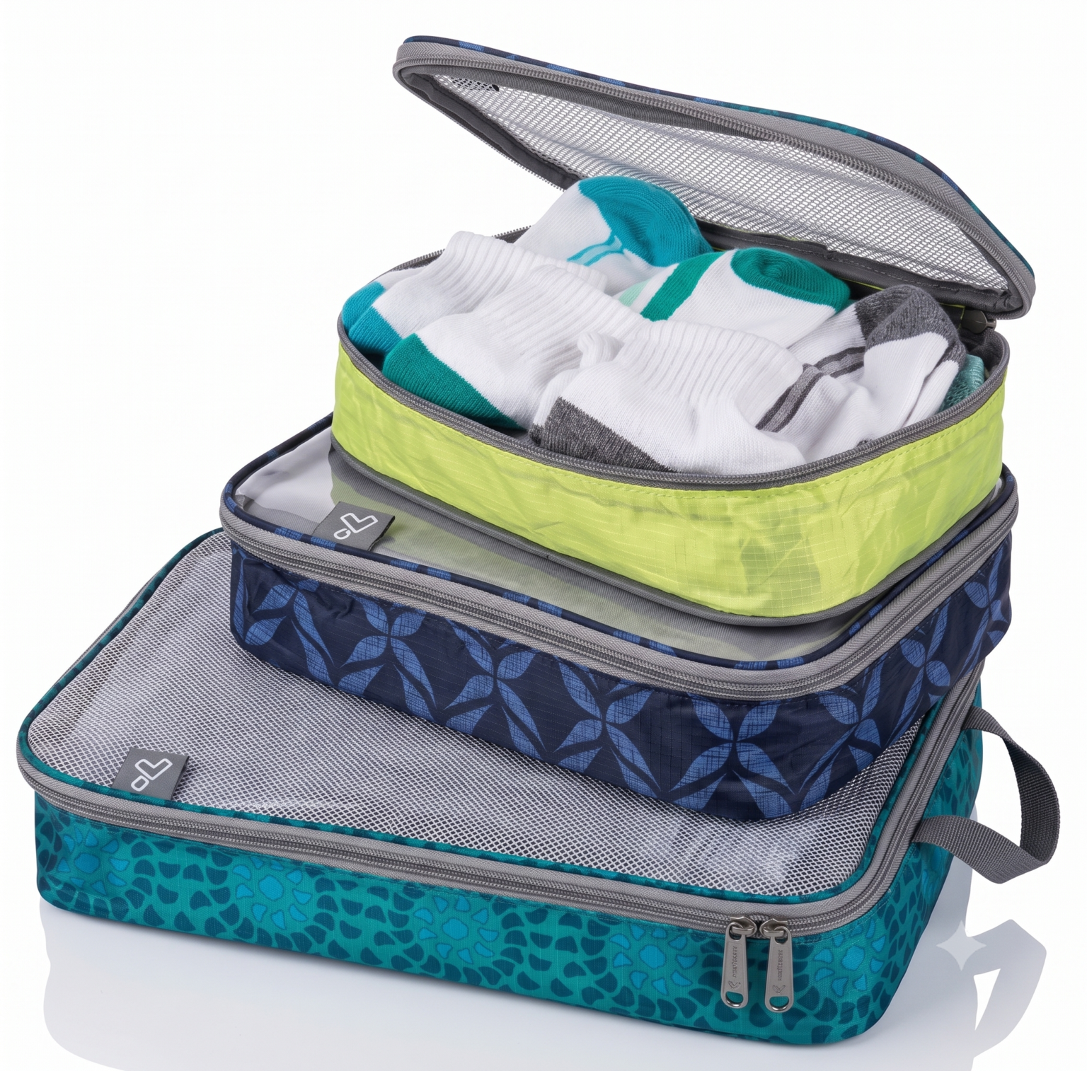Travelon koffer organizer, set van 3 packing cubes