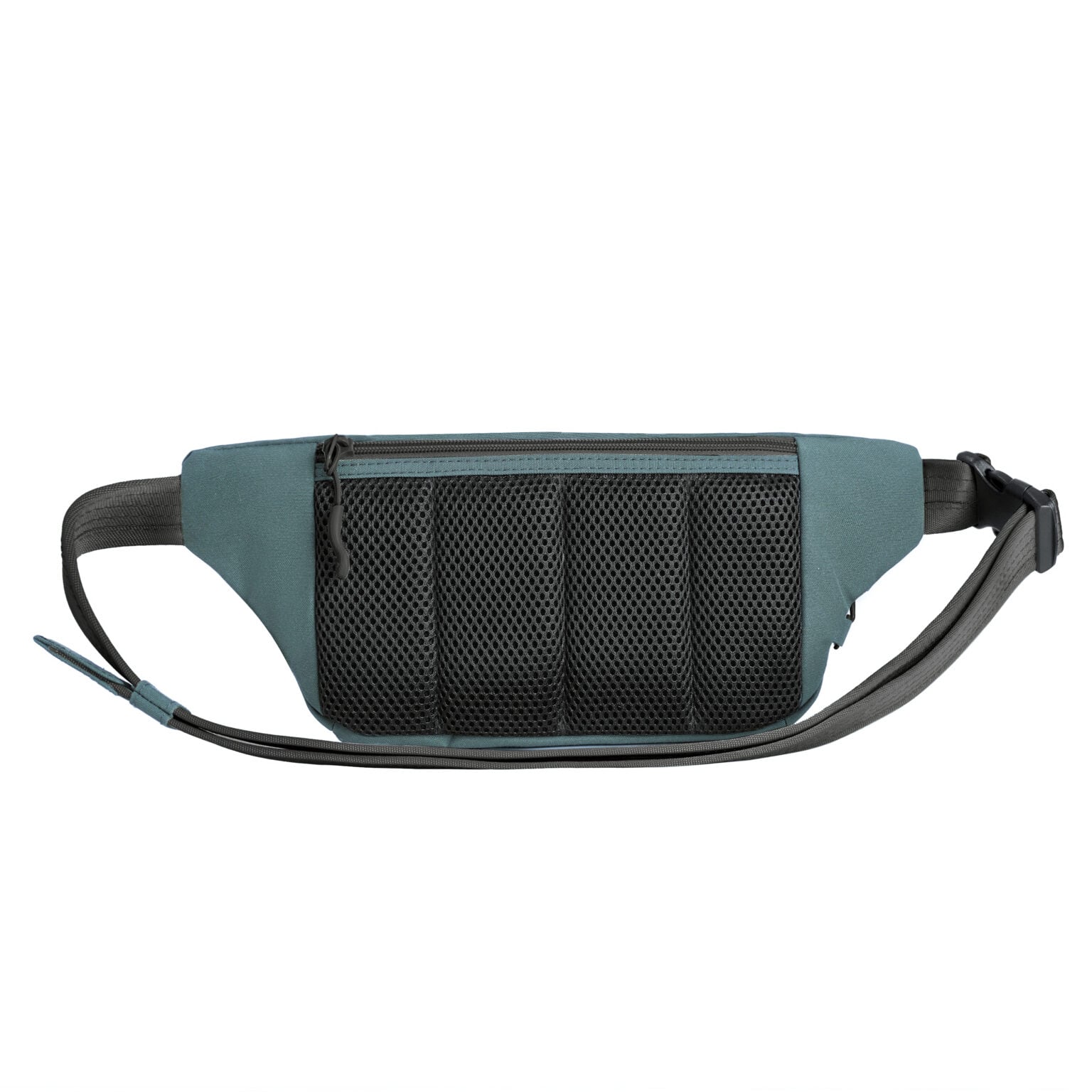 Travelon Voyages heuptas in blauw met de mesh vakken op de achterkant