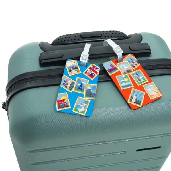 Travelon Kofferlabels - World Attractions (Set van 2)