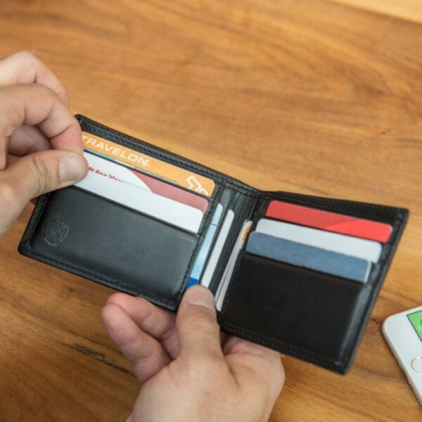 Travelon Klassieke Leren RFID Portemonnee (Billfold) (foto 3)