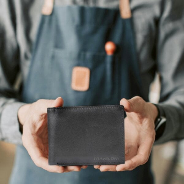 Travelon Klassieke Leren RFID Portemonnee (Billfold) (foto 4)