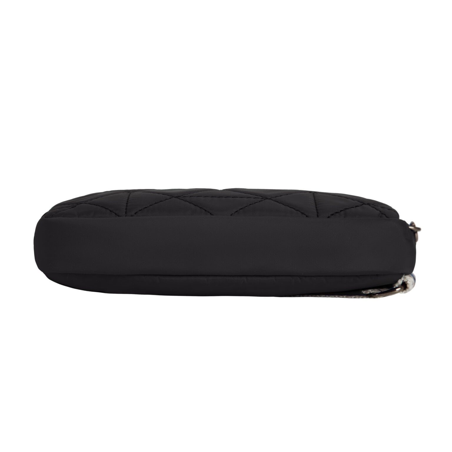 Onderkant van de Travelon Boho telefoon sling in zwart