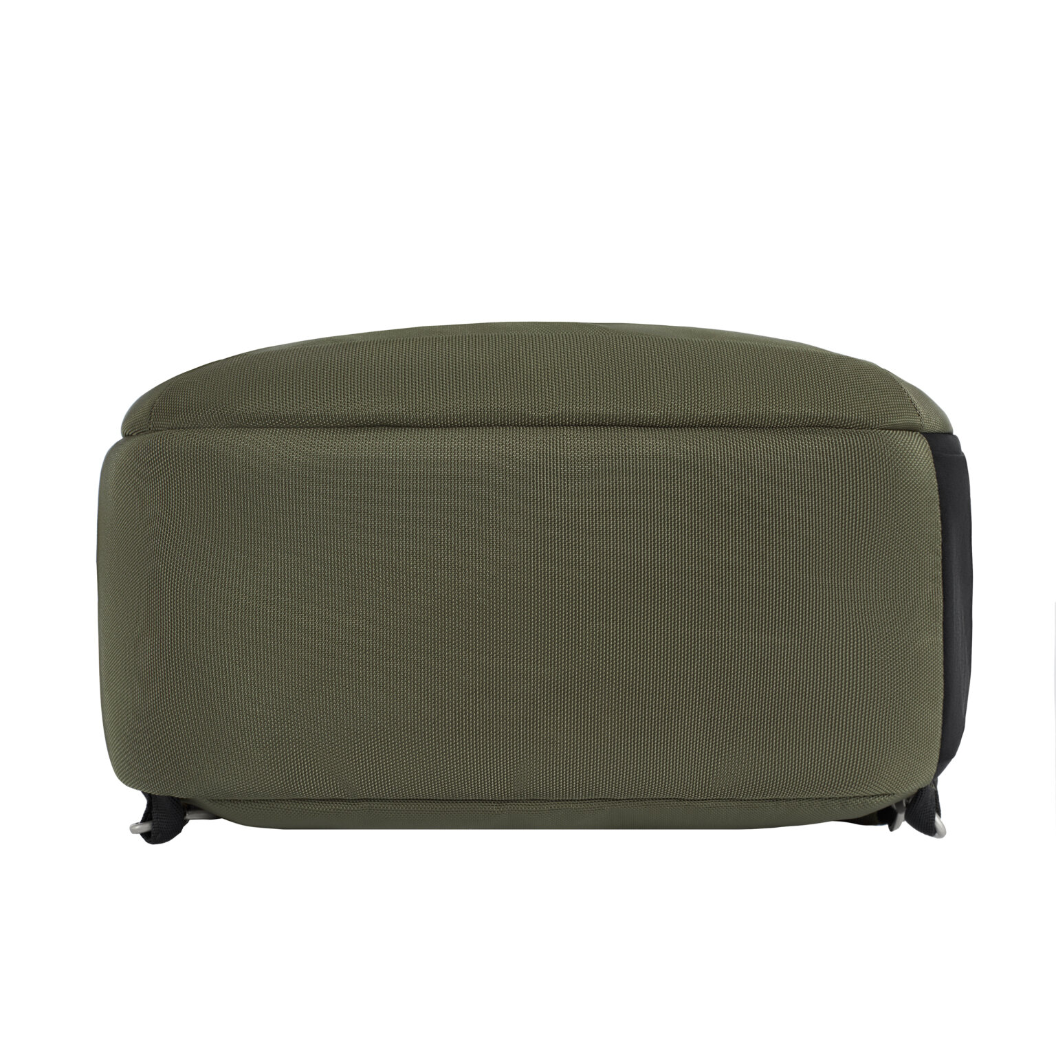 Onderkant van de Travelon Classic convertible rugzak en sling in olijfgroen