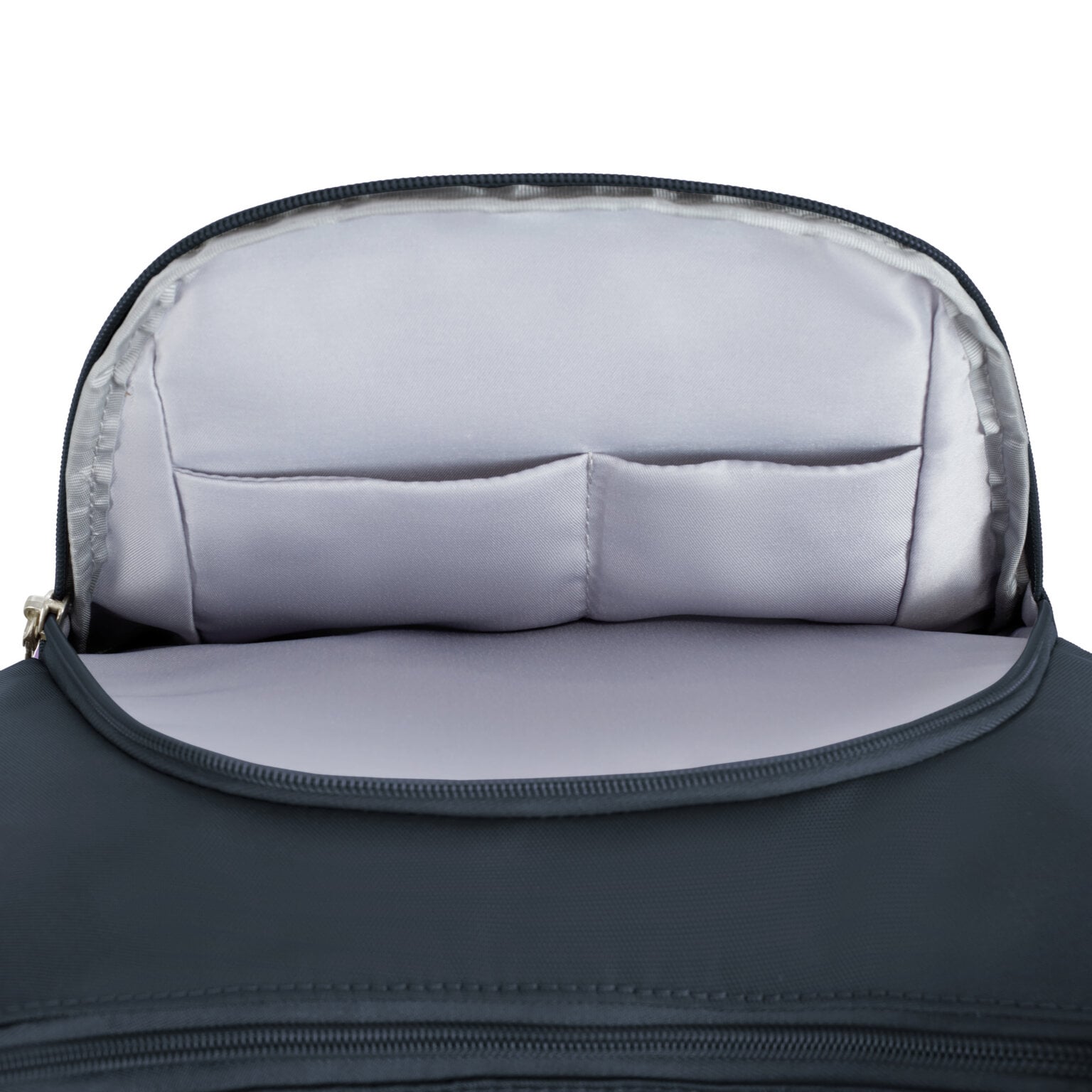 Binnenvakken van de Travelon Classic N/S crossbody tas in midnight blauw