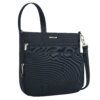 Vooraanzicht van de Travelon Classic N/S crossbody tas in midnight blauw