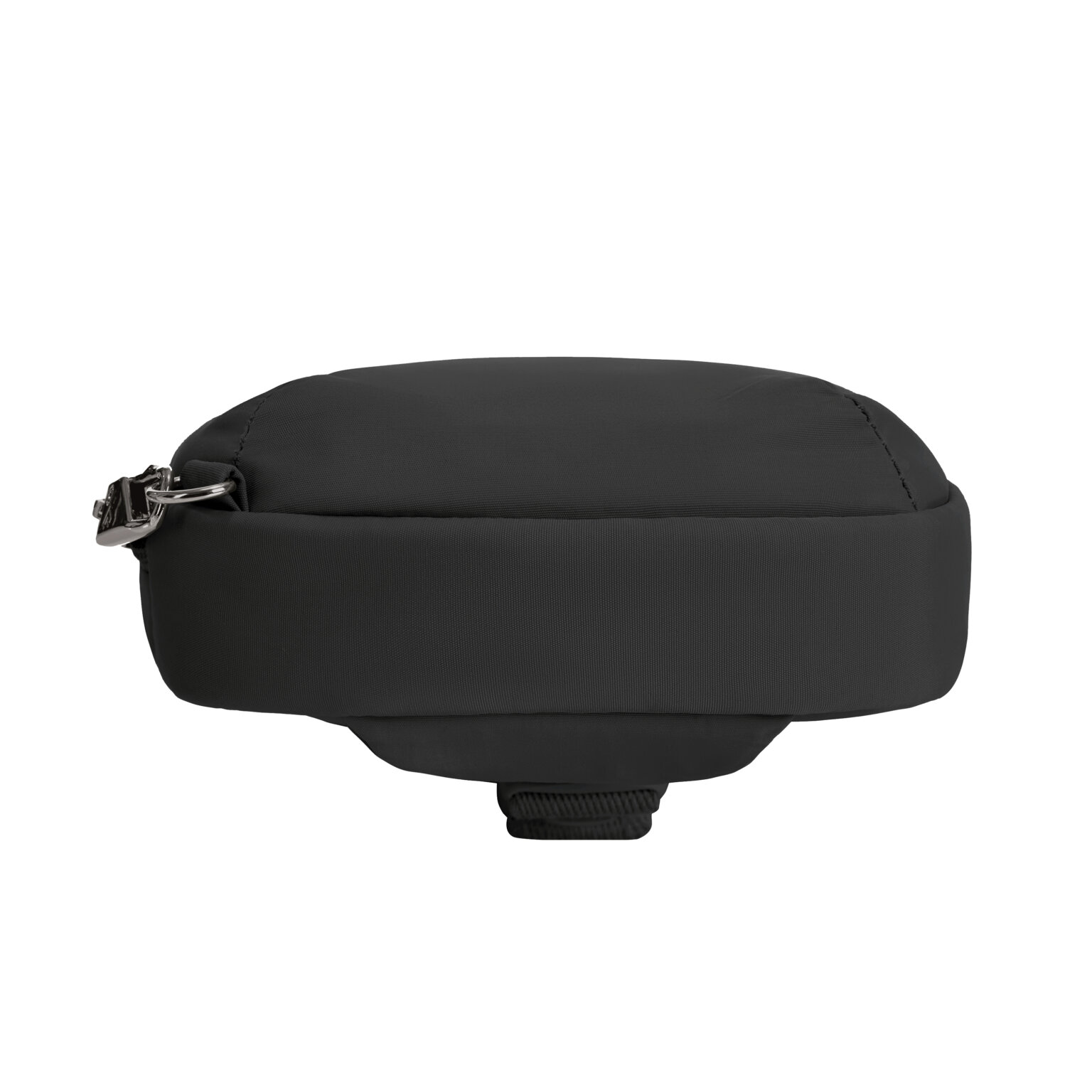 Onderkant van de Travelon Roam compact sling in zwart
