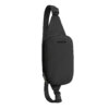 Vooraanzicht van de Travelon Roam compact sling in zwart